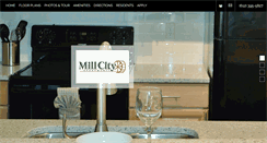 Desktop Screenshot of millcity-apts.com