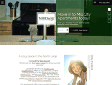 Tablet Screenshot of millcity-apts.com